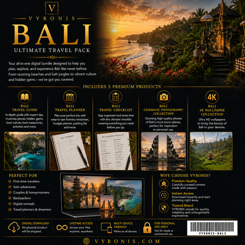 VYRONIS Bali Ultimate Travel Pack