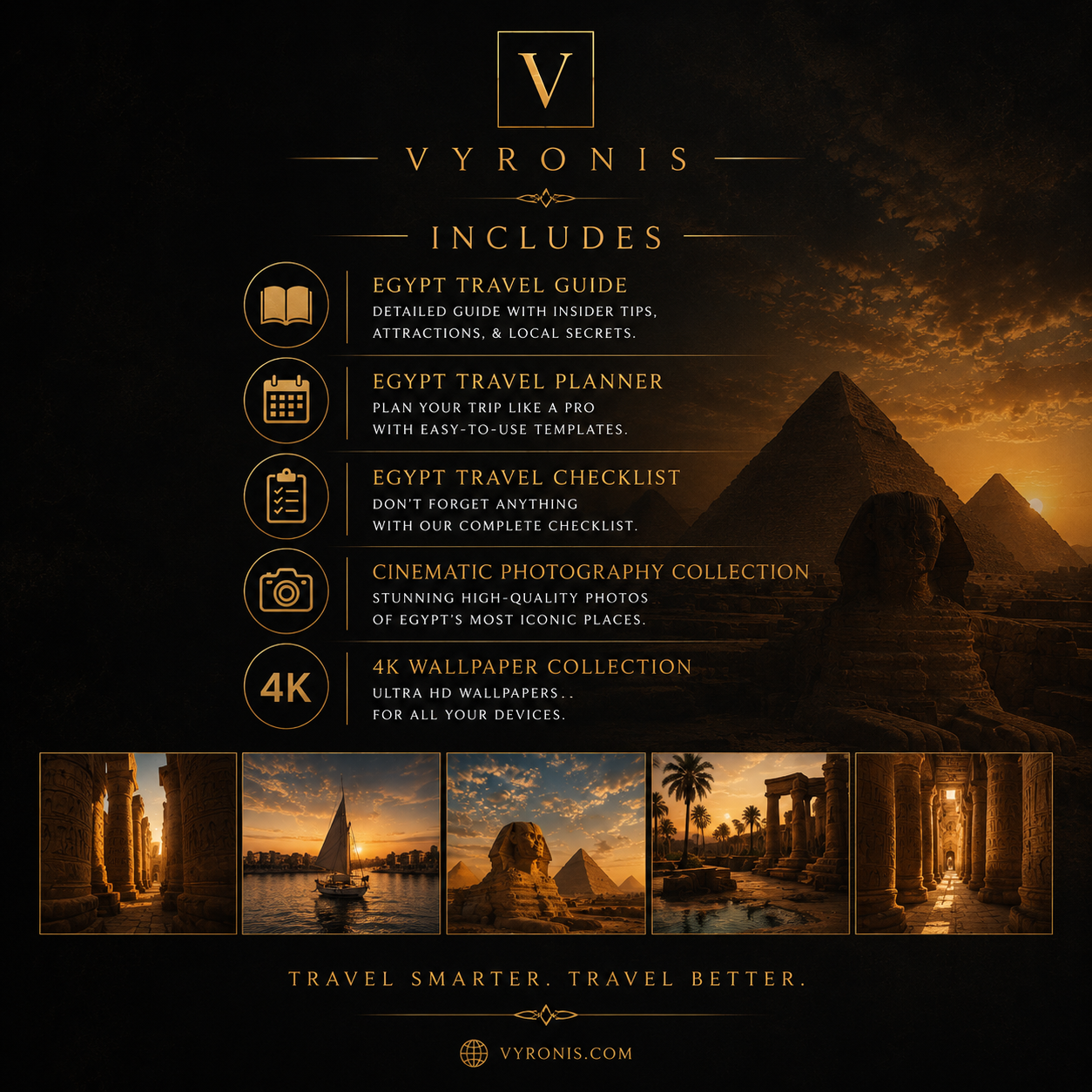 VYRONIS Egypt Ultimate Travel Pack