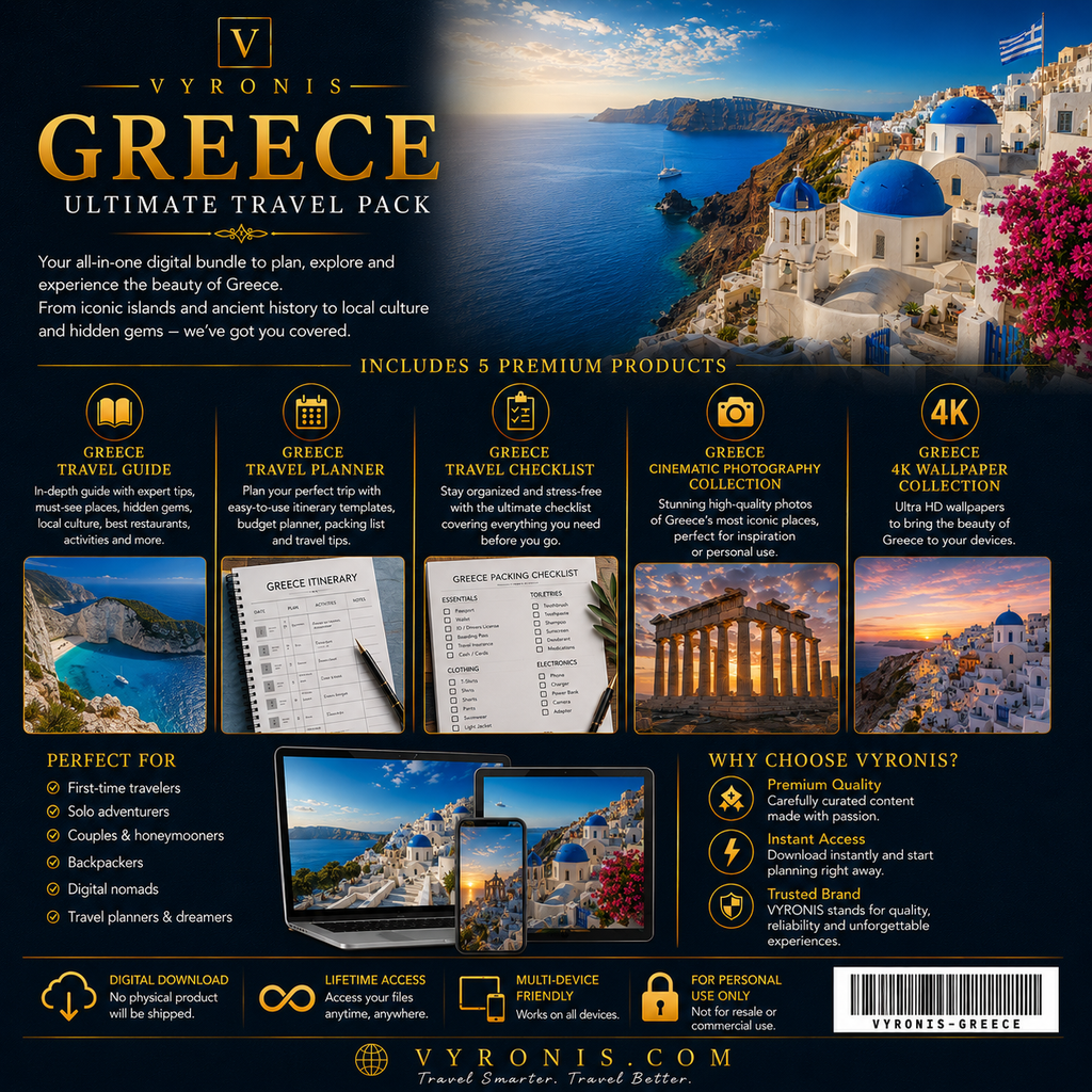 VYRONIS Greece Ultimate Travel Pack
