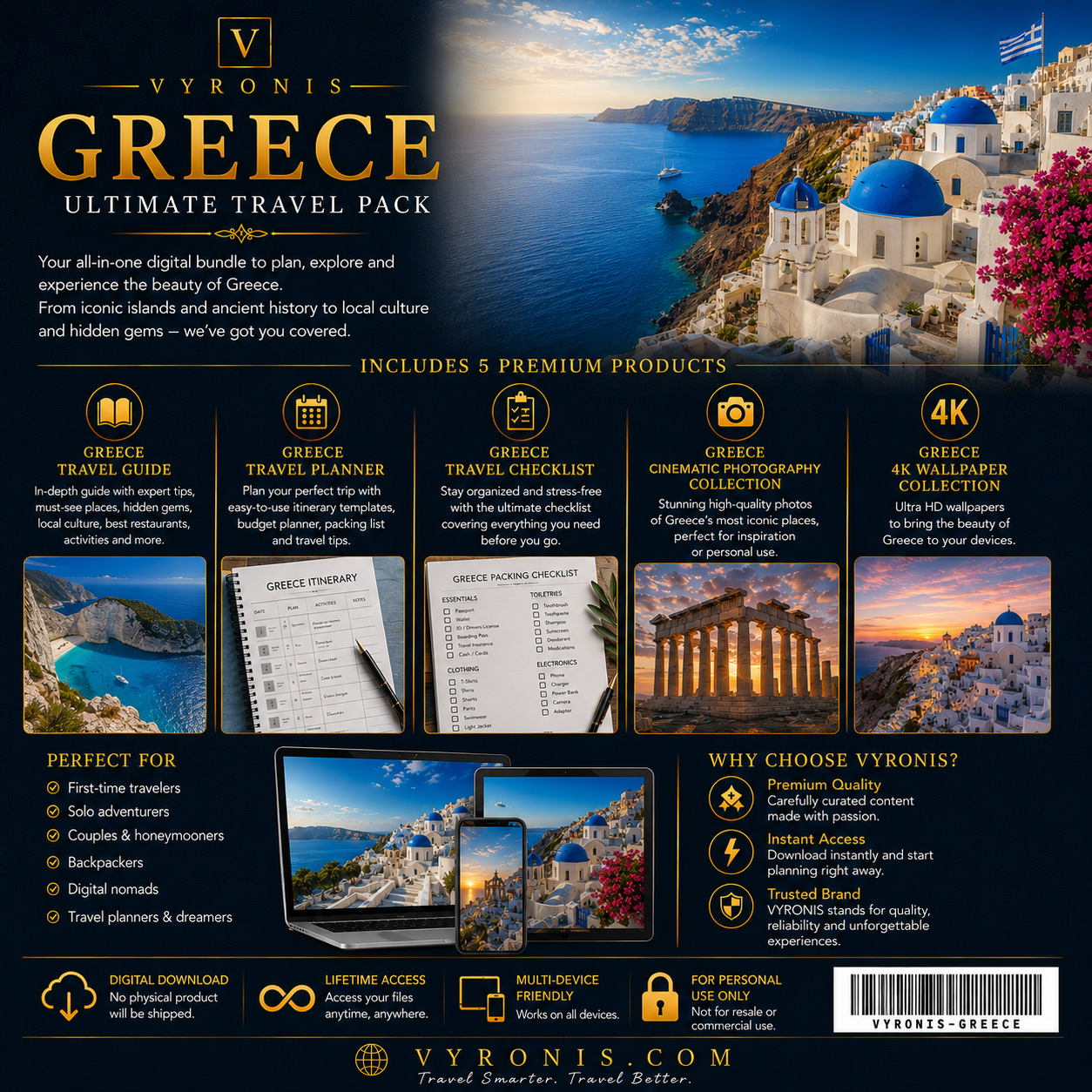 VYRONIS Greece Ultimate Travel Pack