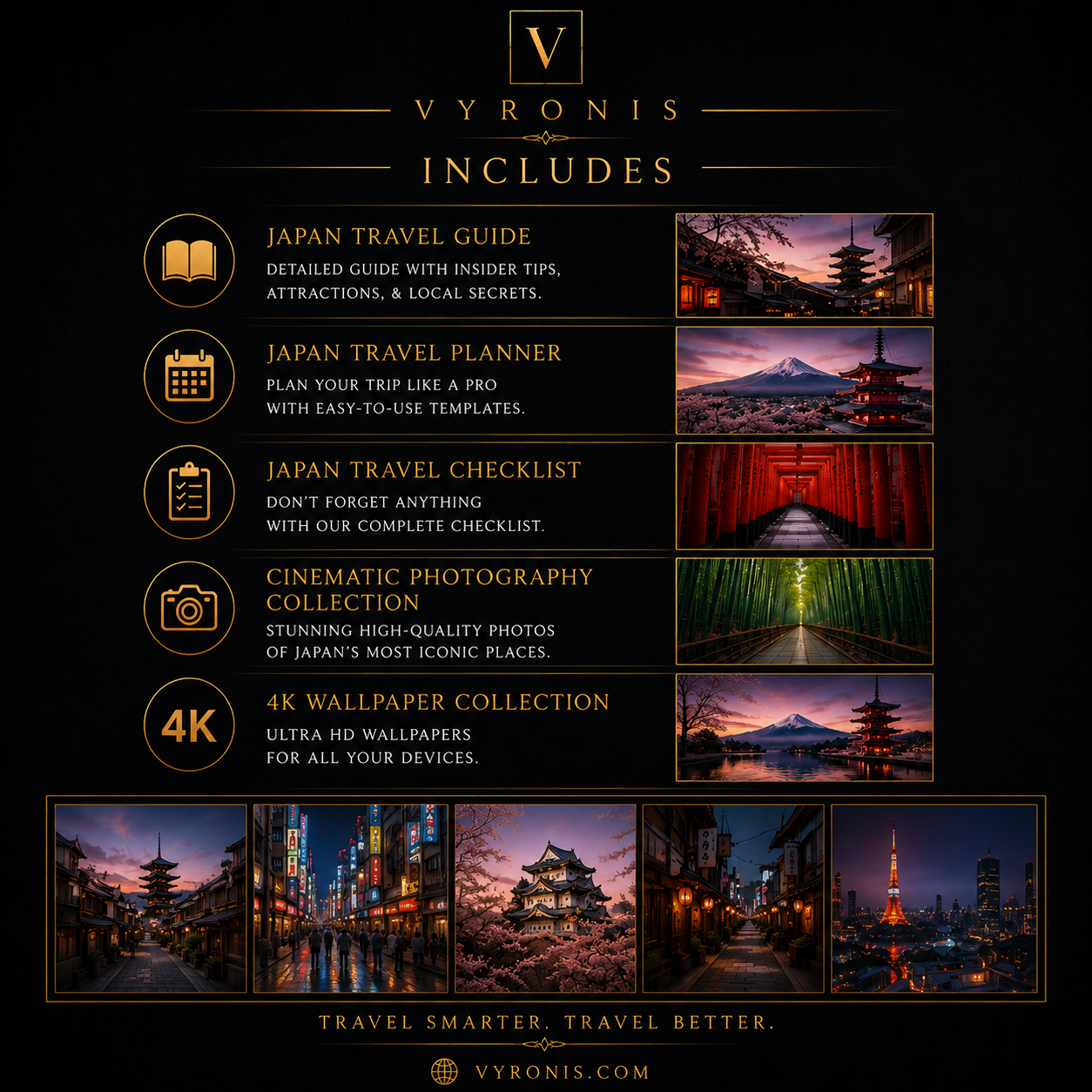 VYRONIS Japan Ultimate Travel Pack