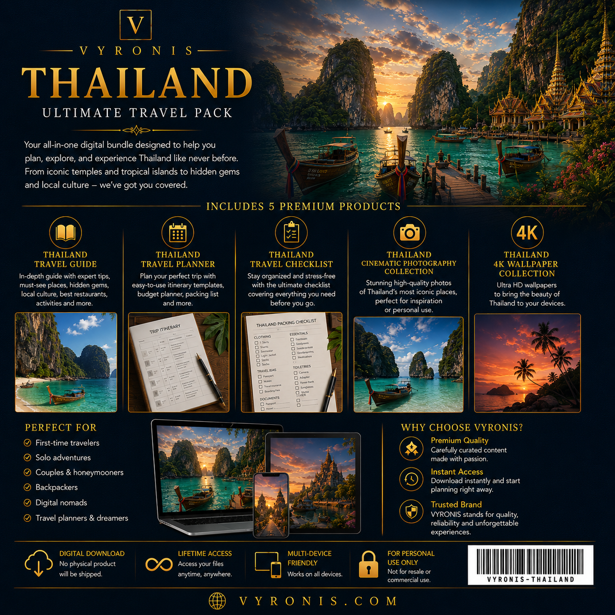 VYRONIS Thailand Ultimate Travel Pack
